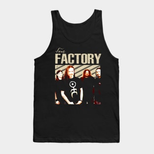 Steel Symphony Factory Band T-Shirts, Immerse Yourself in the Sonic Mastery of Industrial Metal Tank Top